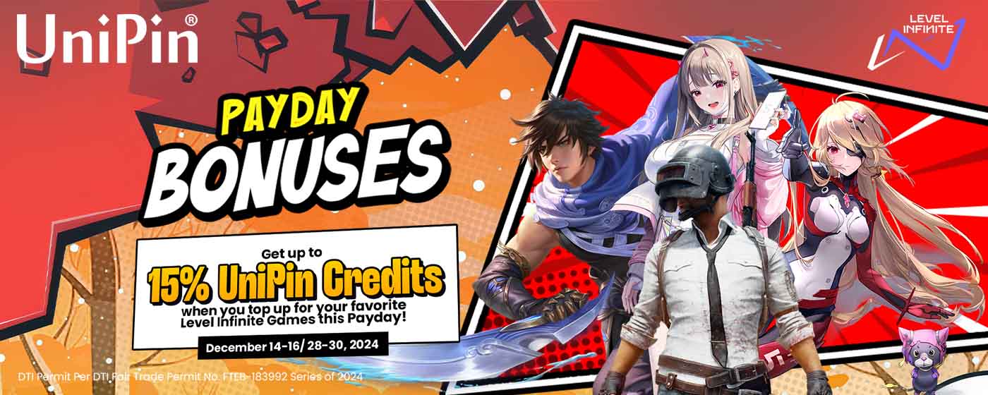Level Infinite December Payday Bonus (PH)